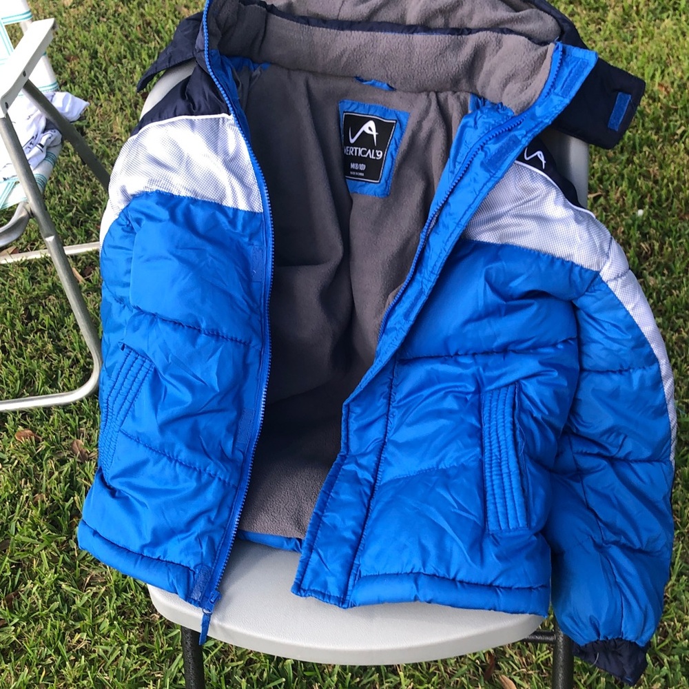 Kids Blue Puffer Coat